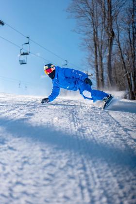 Hometown Olympian Nick Baumgartner has spent many hours practicing on the slopes at Ski Brule. (Facebook photo)