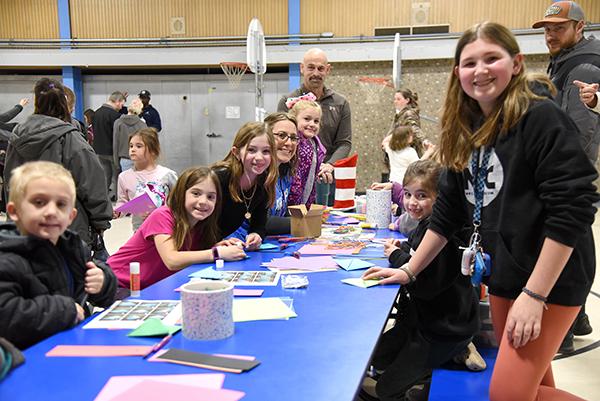 Community members enjoyed the “Family Reading Night” held at the Stambaugh Elementary on April 12. The event featured flashlight reading, a book scavenger hunt, games, crafts and bake sale. The event was postponed from March 22. 