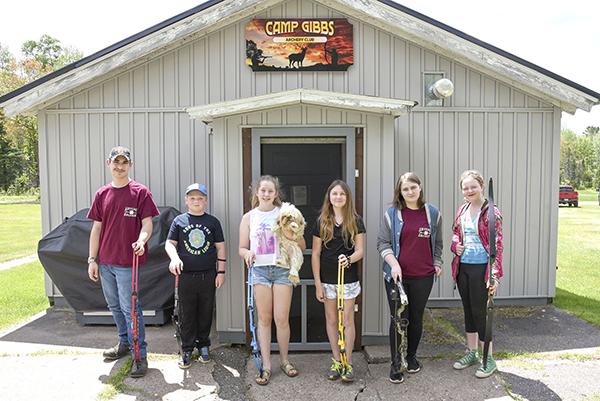 Participants in the 4-H Artemis Archers are, from left, Brennon Gursky, Kevin Brunswick, Emma Goldbach, Lillian Warren, Lizzy Gursky and Harmony Scott.