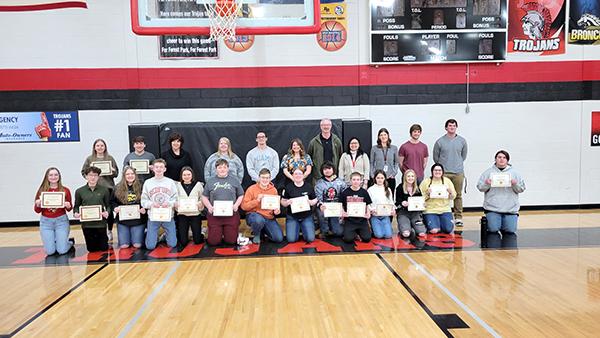 Congratulations to our Forest Park High School February award winners. Keep up the great work! 