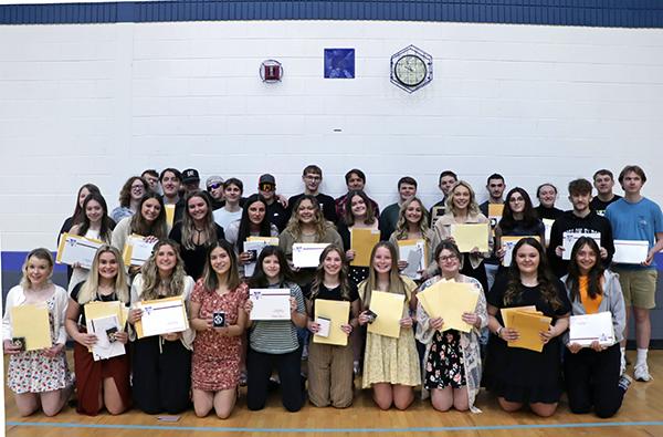 On Wednesday, May 10, a ceremony was held recognizing all of the 2023 West Iron County High School senior scholarship recipients. 
