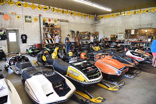 Sleds displayed by local collectors as well as people as far away as Ishpeming, Negaunee and Marquette.