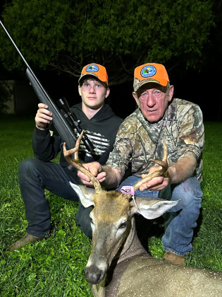 WU mentor, Larry Pifke and his grandson Ryker, evening hunt Saturday, Sept.  9.